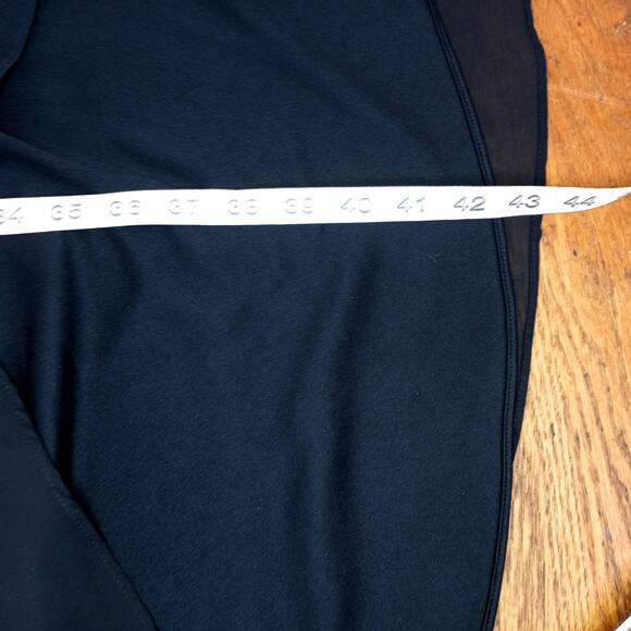 Gabby Skye Black Sleeveless Deep V Neck Velour Detail High-Low LBD Dress 4 NWT - Picture 11 of 12